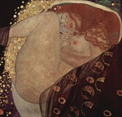 Peinture sur toile de Gustav Klimt Danae - 1907 reproduction peinte à la main