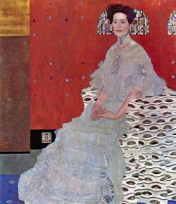Peinture sur toile de Gustav Klimt Fritza Reidler reproduction peinte à la main