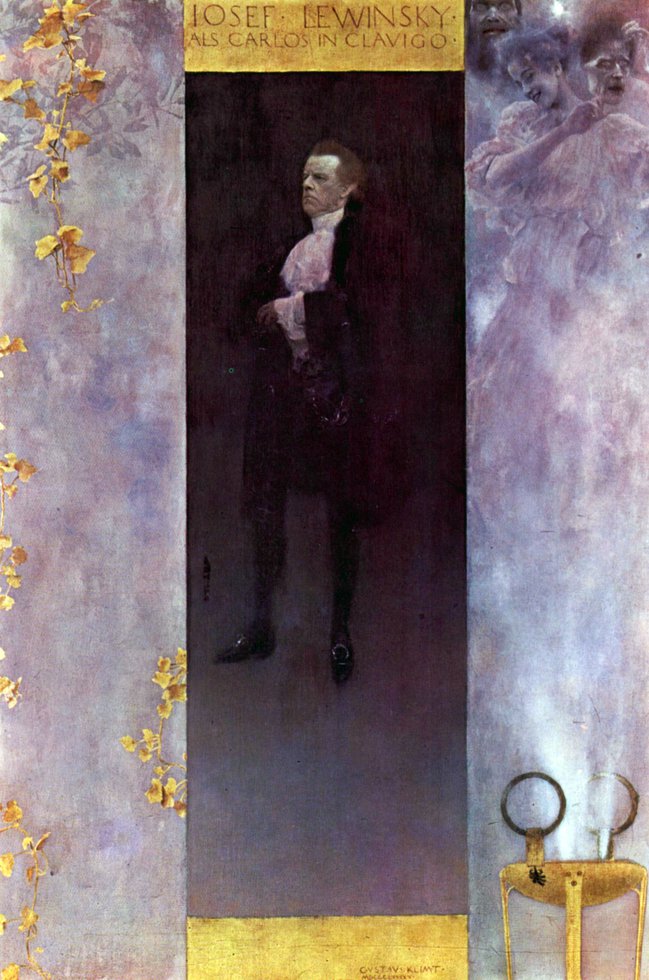 Gustav Klimt Hofburg Actor Josef Lewinsky As Carlos