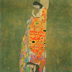 Peinture sur toile de Gustav Klimt Hope Ii reproduction peinte à la main