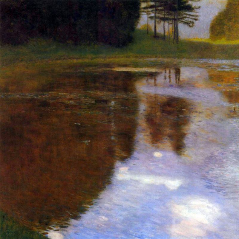 Gustav Klimt Lake In Front Of The Castle