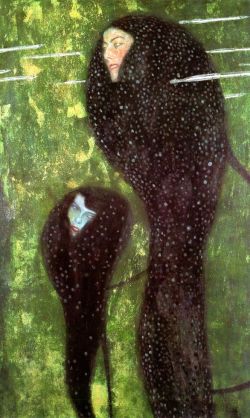 Peinture sur toile de Gustav Klimt Mermaids reproduction peinte à la main