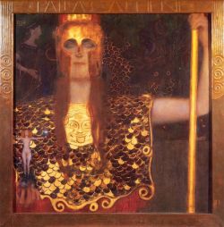 Peinture sur toile de Gustav Klimt Pallas Athene - 1898 reproduction peinte à la main