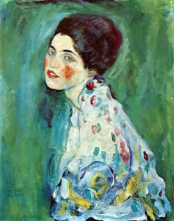 Peinture sur toile de Gustav Klimt Portrait Of A Lady reproduction peinte à la main