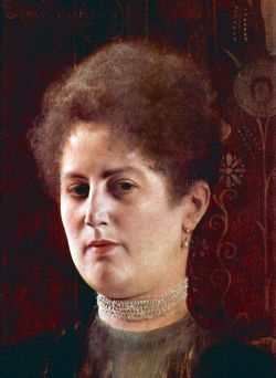 Peinture sur toile de Gustav Klimt Portrait Of A Woman reproduction peinte à la main