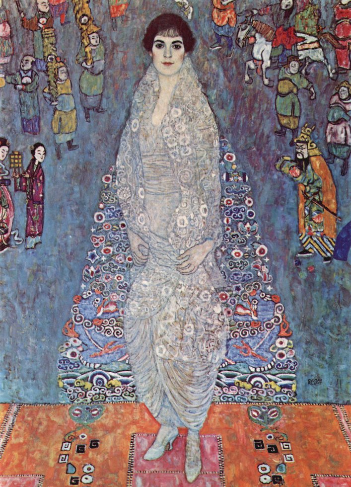 Gustav Klimt Portrait Of Baroness Elisabeth Bachofen