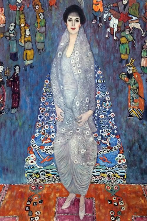 Gustav Klimt Portrait Of Baroness Elizabeth Bachofen