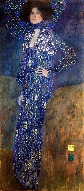 Gustav Klimt, Portrait of Emilie Flöge, 1902