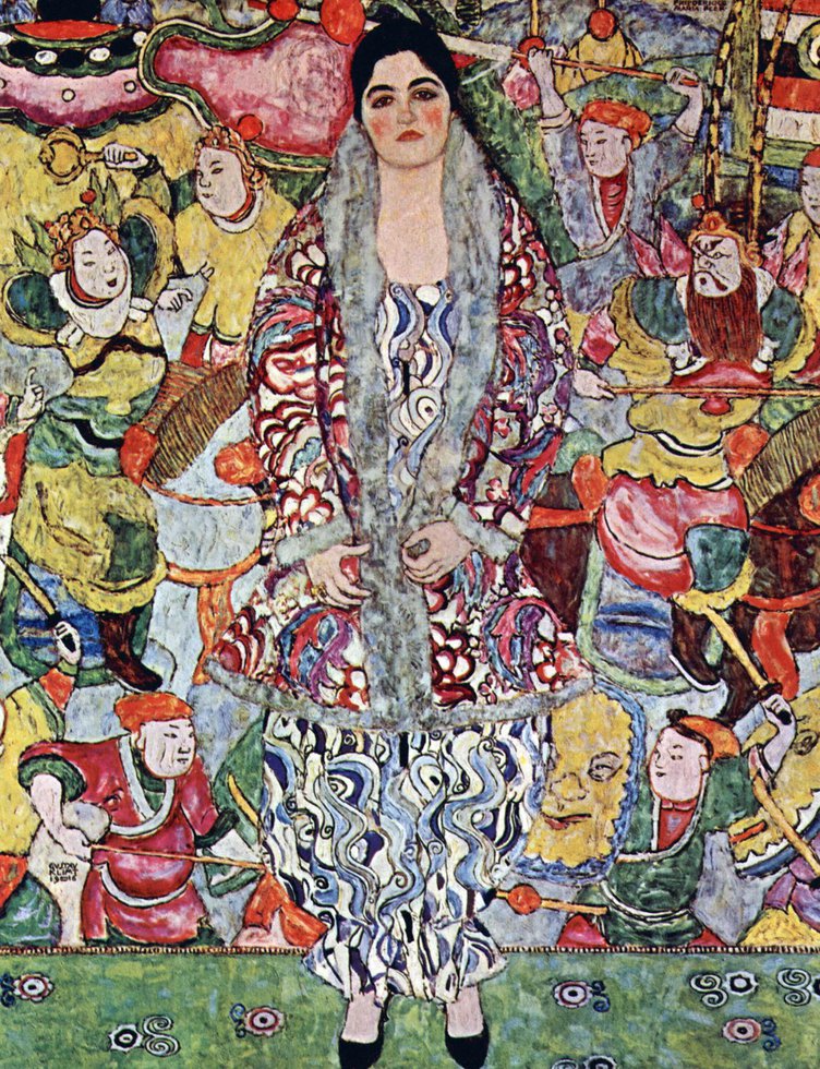 Gustav Klimt Portrait Of Frederika Maria Beer