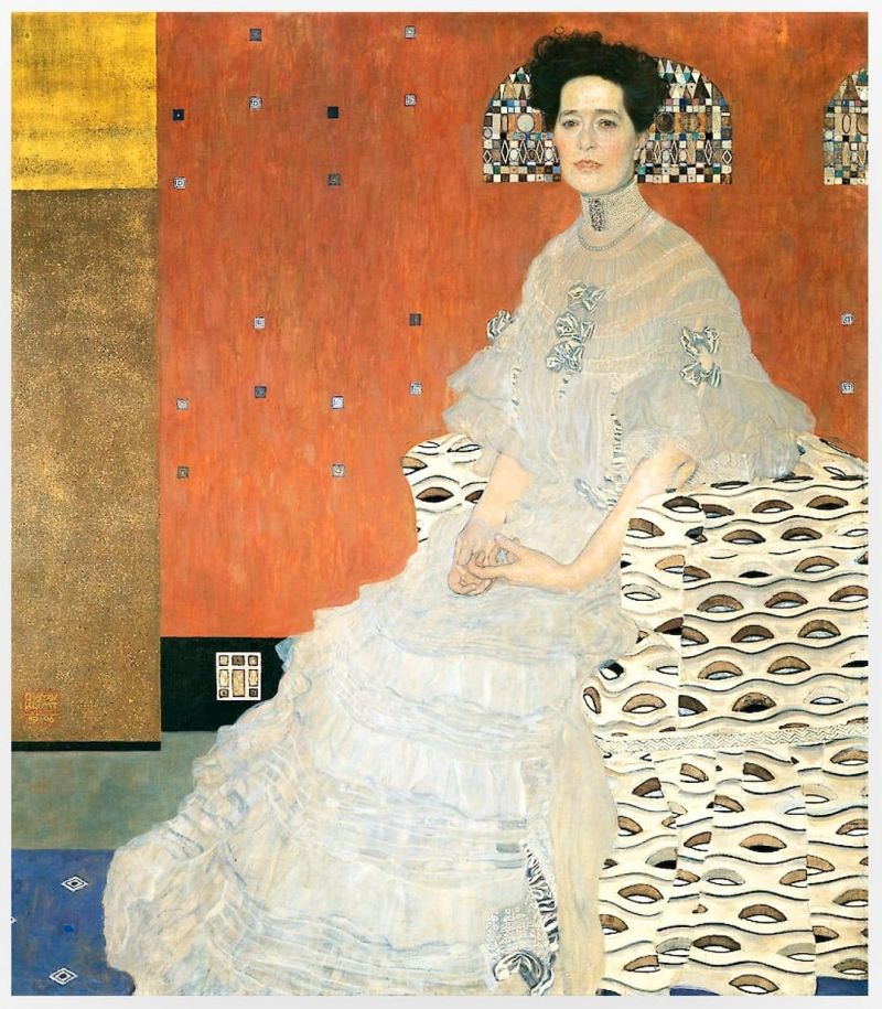 Gustav Klimt Portrait Of Fritza Riedler 1906