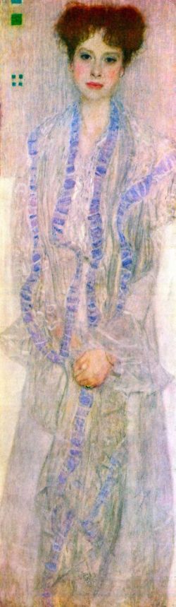 Peinture sur toile de Gustav Klimt Portrait Of Gerta Loew - 1902 reproduction peinte à la main