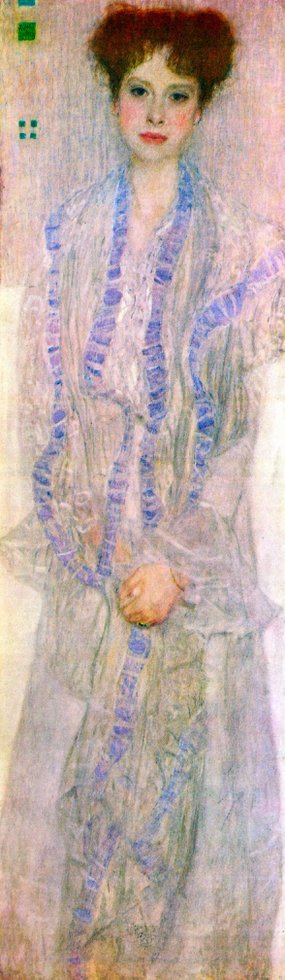 Gustav Klimt Portrait Of Gerta Loew - 1902
