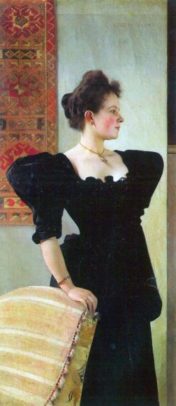 Peinture sur toile de Gustav Klimt Portrait Of Marie Breunig reproduction peinte à la main