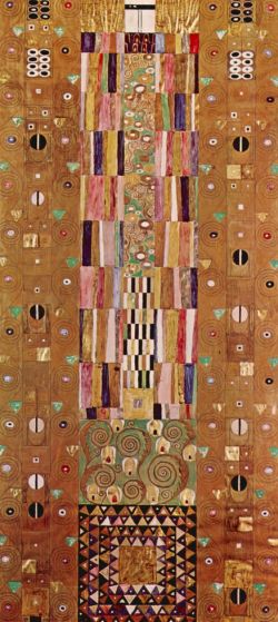 Peinture sur toile de Gustav Klimt Stoclet Frieze - Knight reproduction peinte à la main