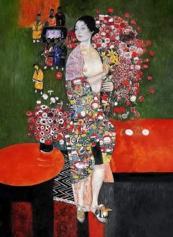 Peinture sur toile de Gustav Klimt The Dancer - 1916 reproduction peinte à la main