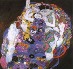 Peinture sur toile de Gustav Klimt Virgin reproduction peinte à la main