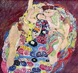 Peinture sur toile de Gustav Klimt Virgins reproduction peinte à la main