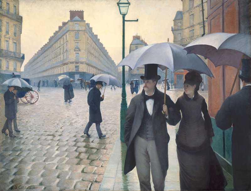 Gustave Caillebotte - Jour De Pluie A  Paris