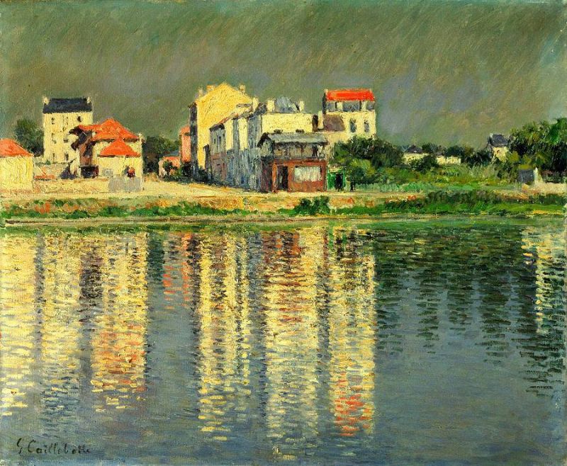 Gustave Caillebotte Banks Of The Seine At Argenteuil 1889