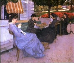 Peinture sur toile de Gustave Caillebotte Portraits In The Countryside 1876 reproduction peinte à la main
