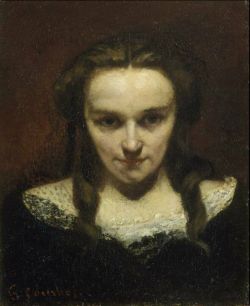 Peinture sur toile de Gustave Courbet, La Voyante reproduction peinte à la main