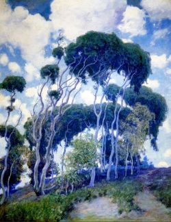 Guy Orlando Rose Laguna Eucalyptus reproduction peinte à la main