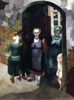 Hans Grundig At The Gate 1932 reproduction peinte à la main