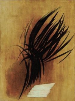 Hans Hartung, T. 54-7, 1954 reproduction peinte à la main