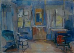 Harriet Backer Interior reproduction peinte à la main