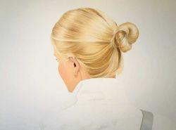 Peinture sur toile de Head Of Blonde Hair reproduction peinte à la main