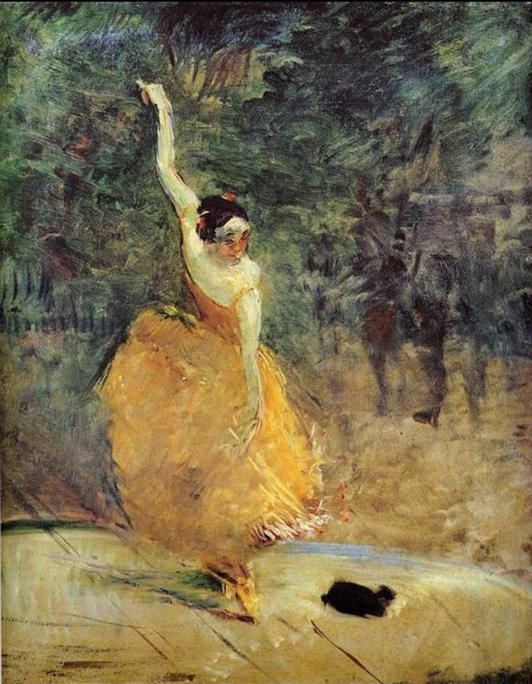 Henri de Toulouse-Lautrec, La danseuse Espagnole - 1888