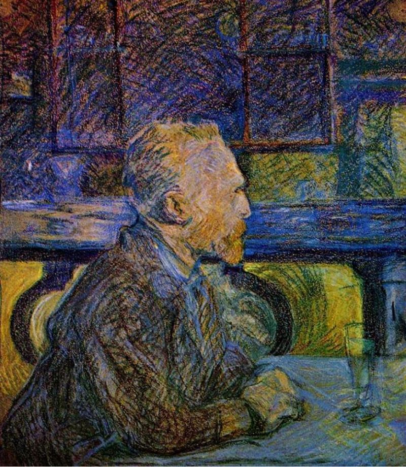 Henri De Toulouse-lautrec Portrait Of Vincent Van Gogh 1887