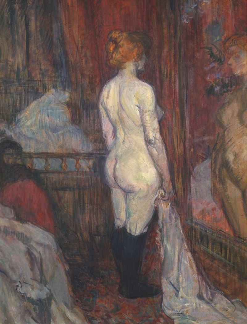 Henri De Toulouse-lautrec Woman Before A Mirror