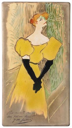 Peinture sur toile de Henri de Toulouse-Lautrec, Yvette Guilbert, 1895 reproduction peinte à la main