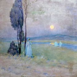 Henri Le Sidaner The Communicant - 1893 reproduction peinte à la main