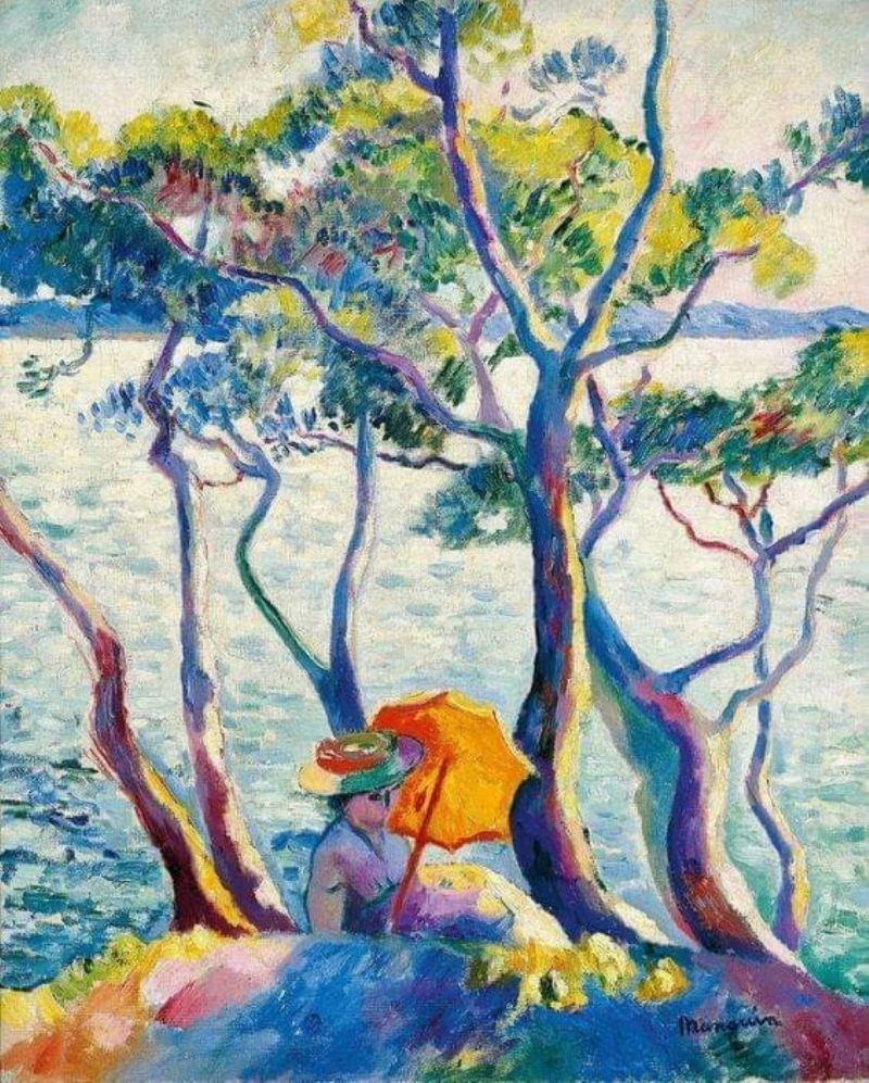 Henri Manguin Jeanne With An Umbrella Cavaliere 1906