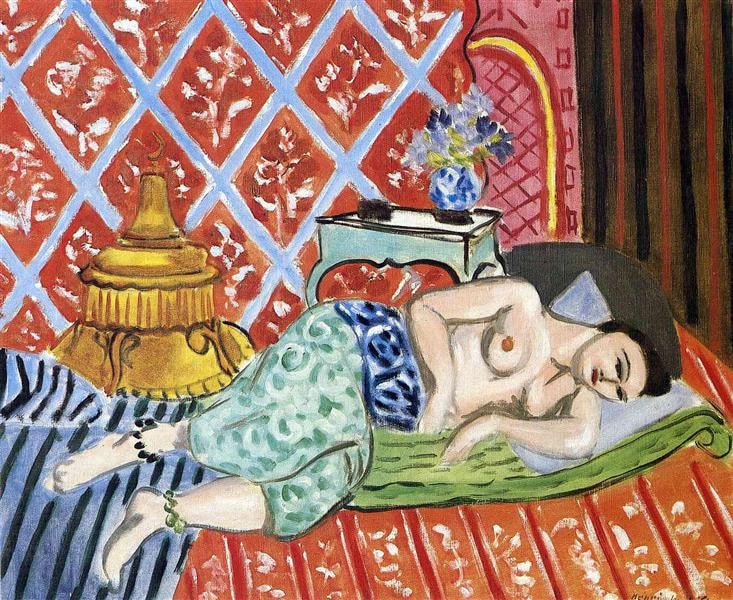 Henri Matisse A Nude Lying On Her Back 1927
