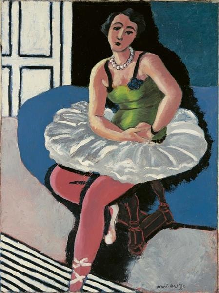Henri Matisse Ballet Dancer Seated On A Stool 1927