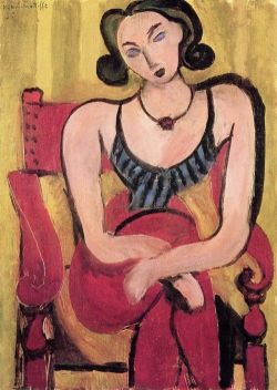Henri Matisse, Femme Au Corsage Bleu - 1935 reproduction peinte à la main