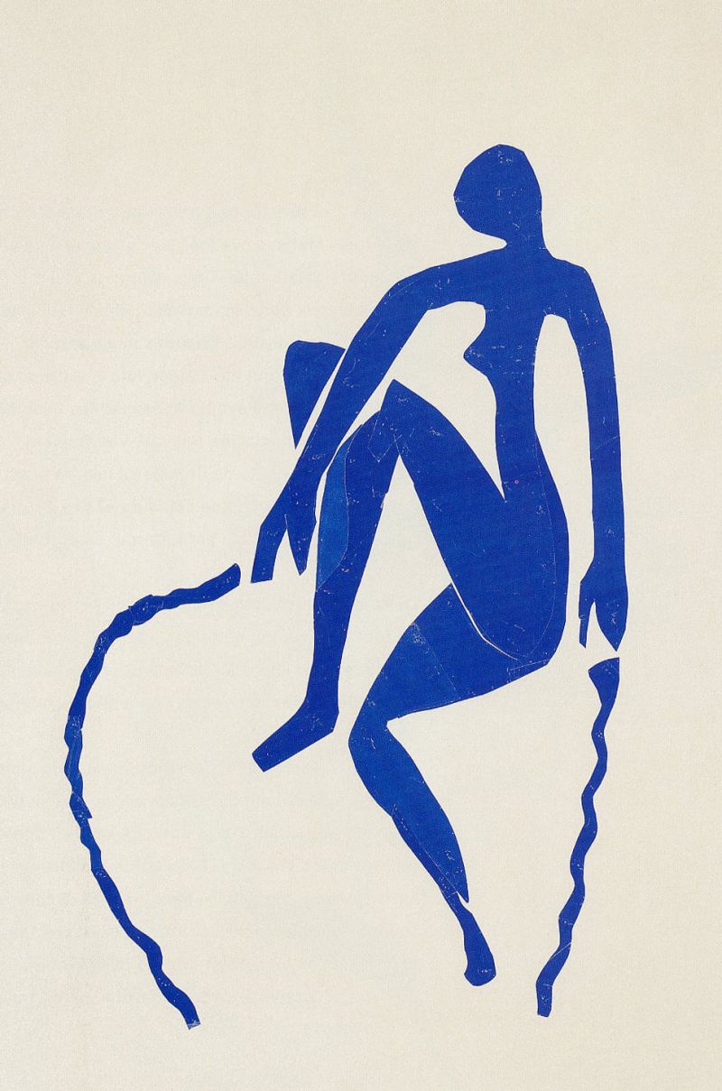 Henri Matisse Nu Bleu Sauteuse De Corde 1952