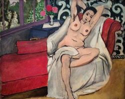 Henri Matisse, Nu sur un Sofa - 1923 reproduction peinte à la main