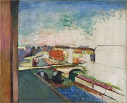 Henri Matisse, Pont Saint-Michel, c. 1900 reproduction peinte à la main