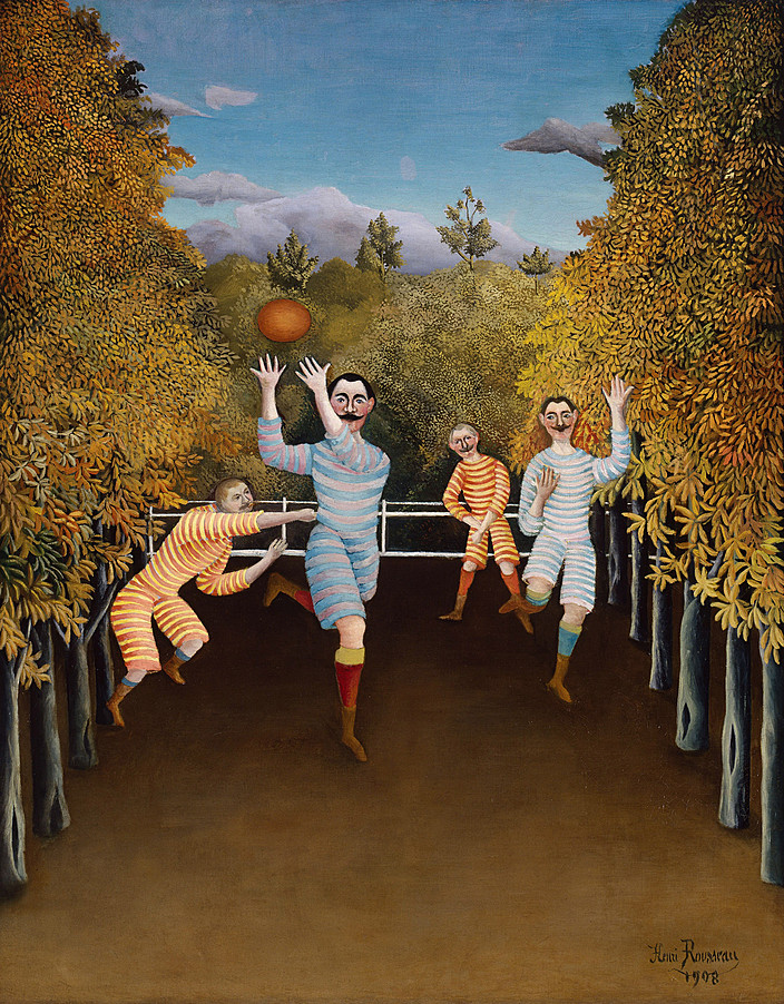 Henri Rousseau Les Joueurs De Foot - 1908