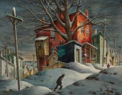 Henry Martin Gasser Harrison House reproduction peinte à la main