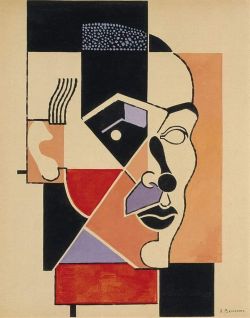 Peinture sur toile de Henryk Berlewi Self-portrait reproduction peinte à la main