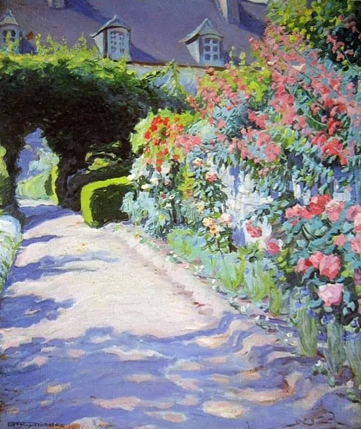 Hilda Rix Nicholas Cottage Garden
