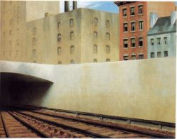 Hopper Approaching A City reproduction peinte à la main