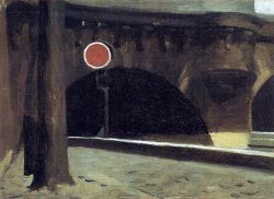 Hopper Bridge In Paris reproduction peinte à la main