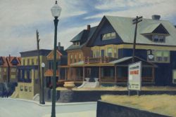 Hopper East Wind Over Weehawken reproduction peinte à la main