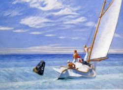 Hopper Ground Swell reproduction peinte à la main